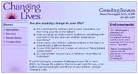 Changing Lives home page